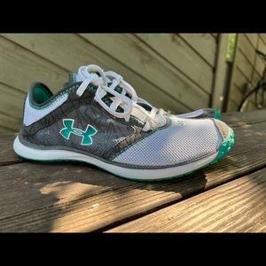 Under Armour Women’s Teal/White/Grey Go Running Shoes